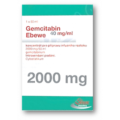 GEMCITABIN - EBEWE 2GM ( GEMCITABINE 40MG/ML ) VIAL 50ML 